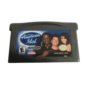 American Idol Game Boy Advance GBA Cartridge Only Codemasters Nintendo 2003